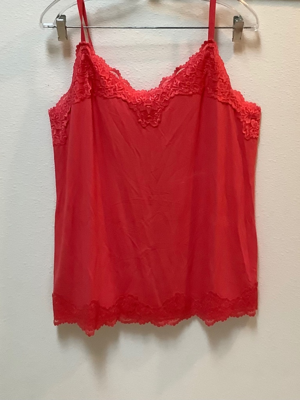 Lane Bryant The Lace Cami | Size 14/16 Coral